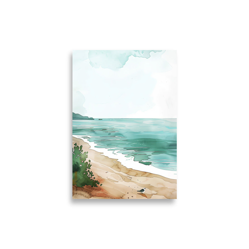 Watercolor Beach