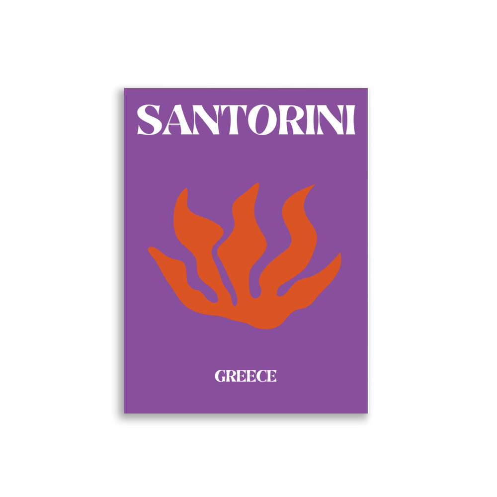 Graphic Santorini