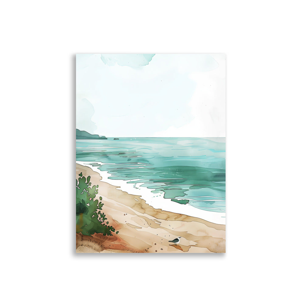 Watercolor Beach