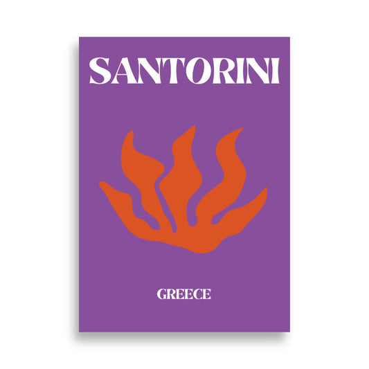 Graphic Santorini