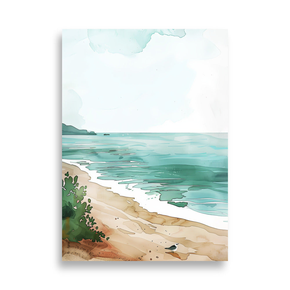 Watercolor Beach