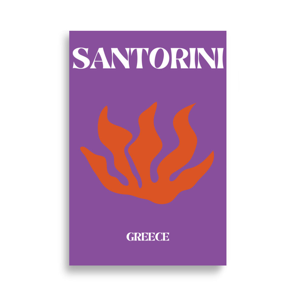 Graphic Santorini