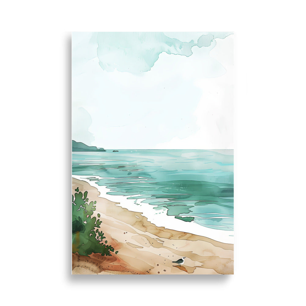 Watercolor Beach