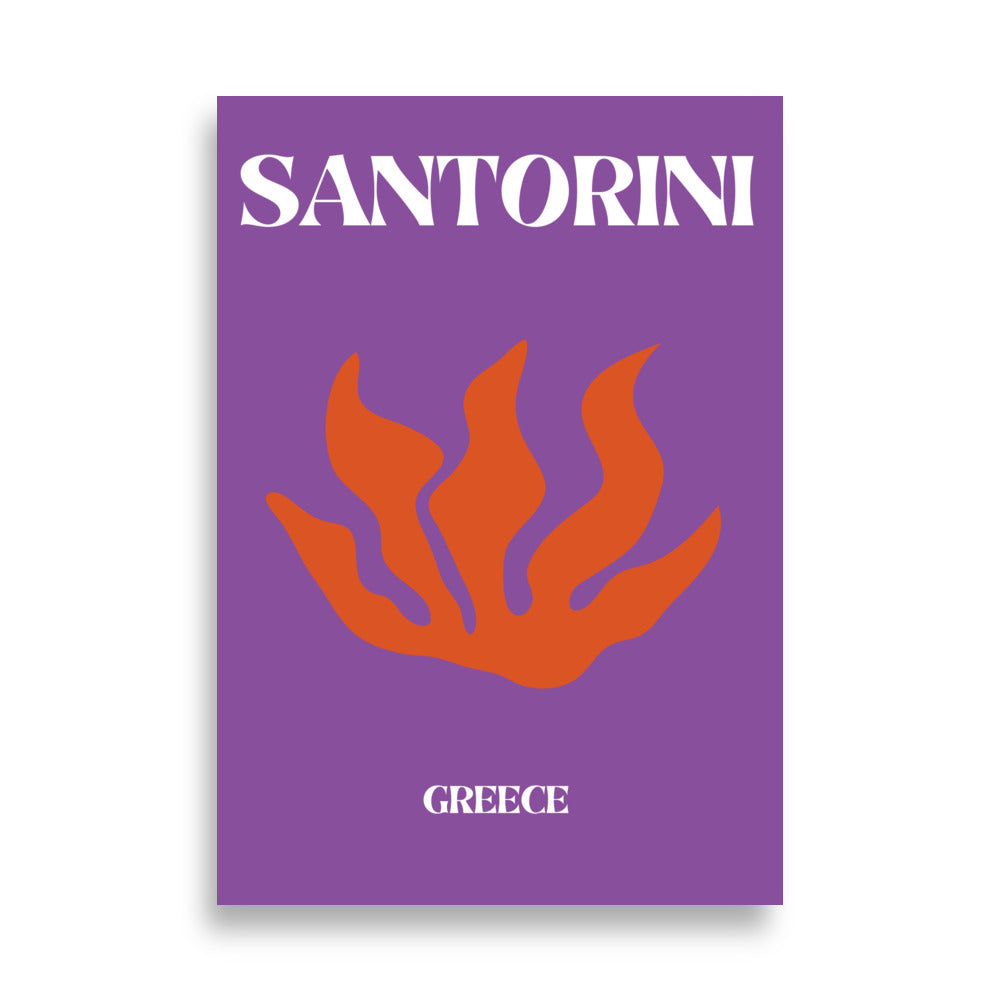 Graphic Santorini