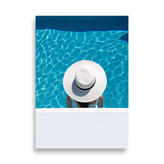 Hat At The Pool - AFFICHES & MOI 